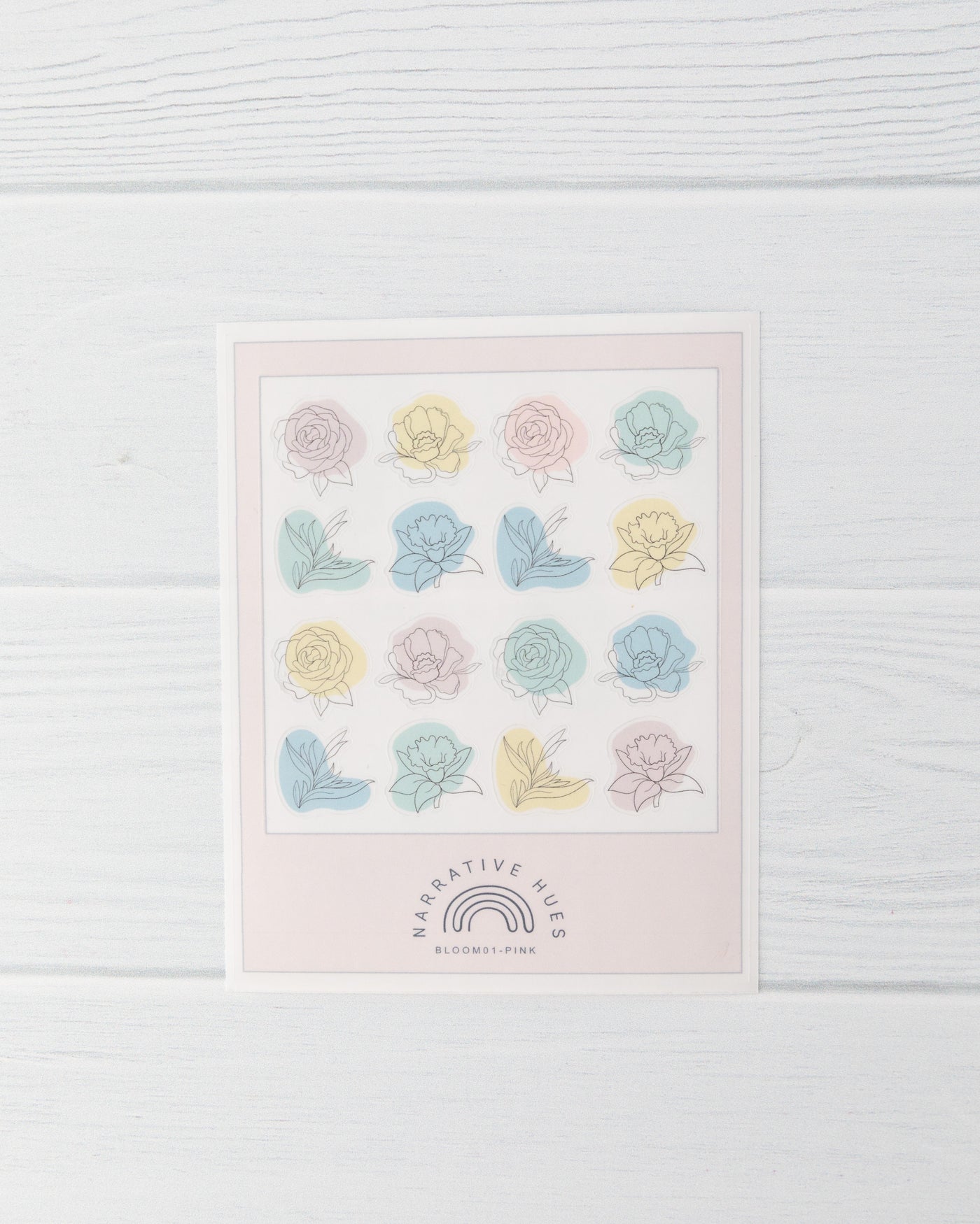 Bloom Polaroid Stickers