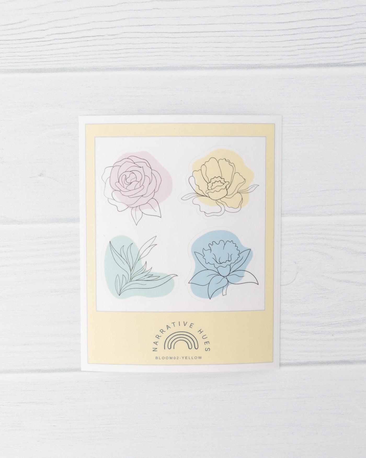 Bloom Polaroid Stickers