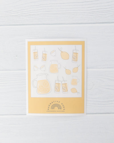 Lemonade Polaroid Stickers