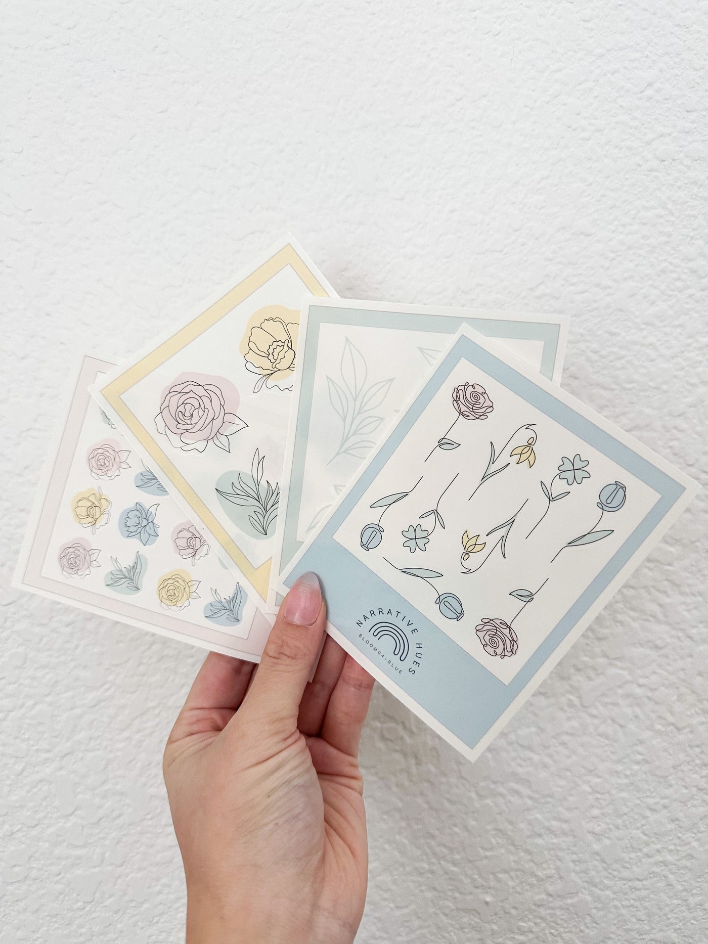 Bloom Polaroid Stickers